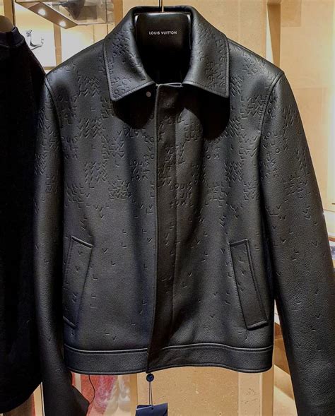 louis vuitton leather down jacket|louis vuitton leather jacket price.